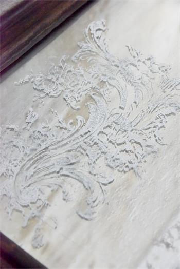 Miniature : Tampon 'Flowers Filigree', Vintage Paint