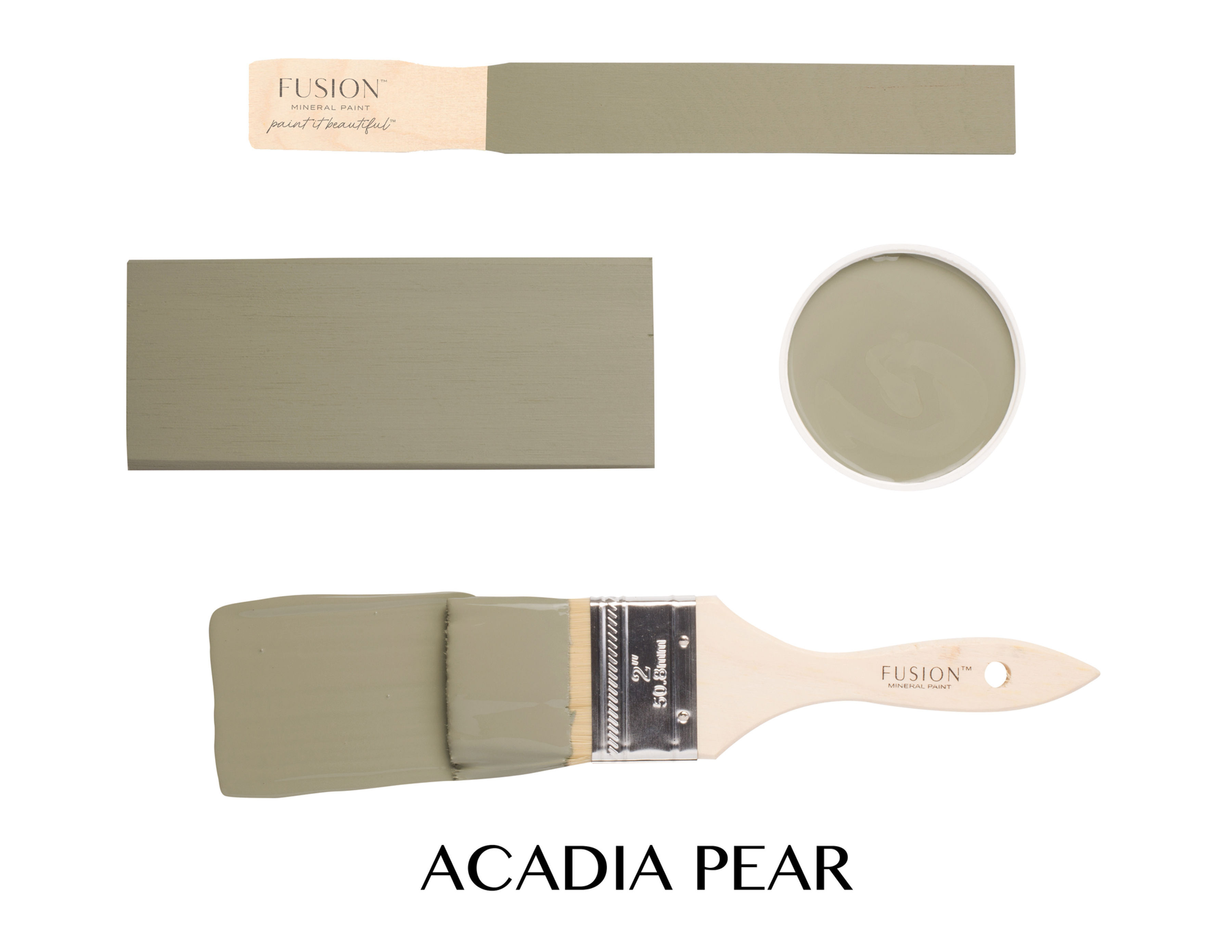 Vert Acadia Pear, fusion mineral paint