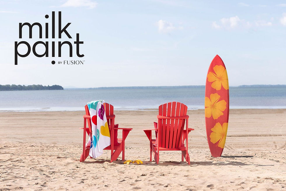 Miniature : Hawaian Hibiscus, Milkpaint by Fusion