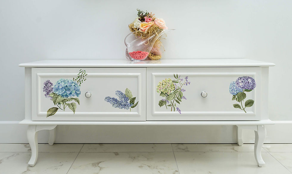 Miniature : Mystic Hydrangea, transfert redesign