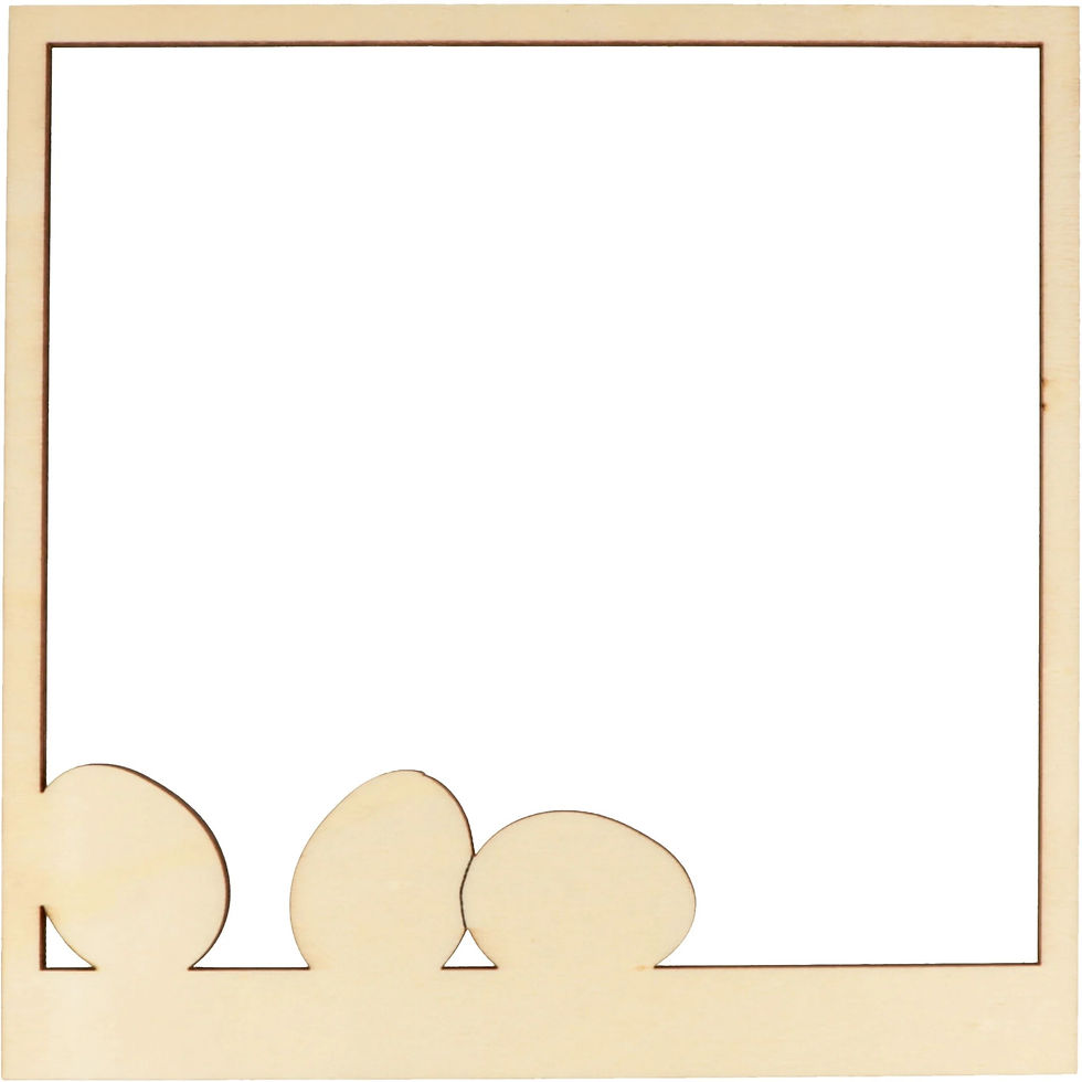 Miniature : Cadre 3D Poules et oeufs / Chicken 3D frame, ORB