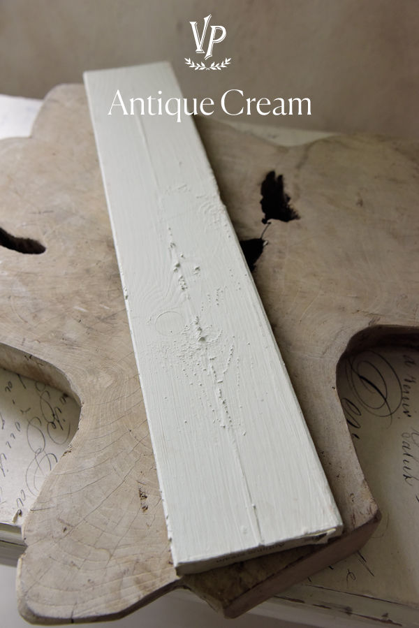 Miniature : Blanc cassé "Antique Cream", Peinture Vintage Paint, JDL