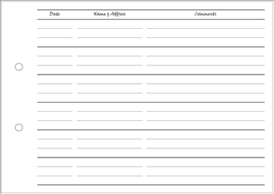 sample 3 interior pages