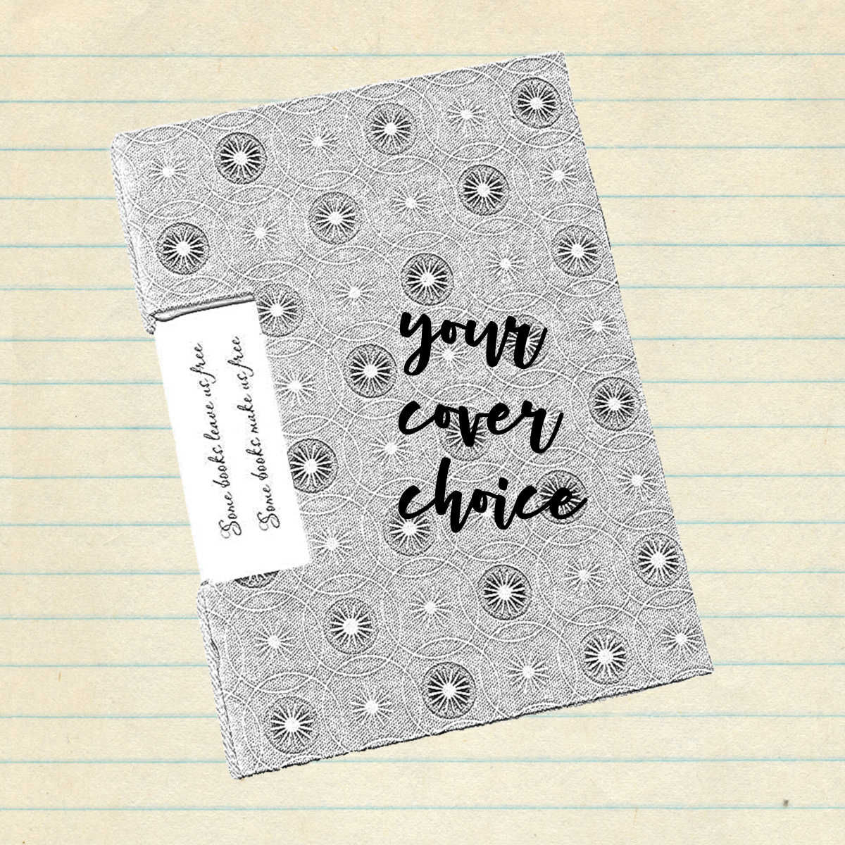 buttonhole notebook - A6: custom design