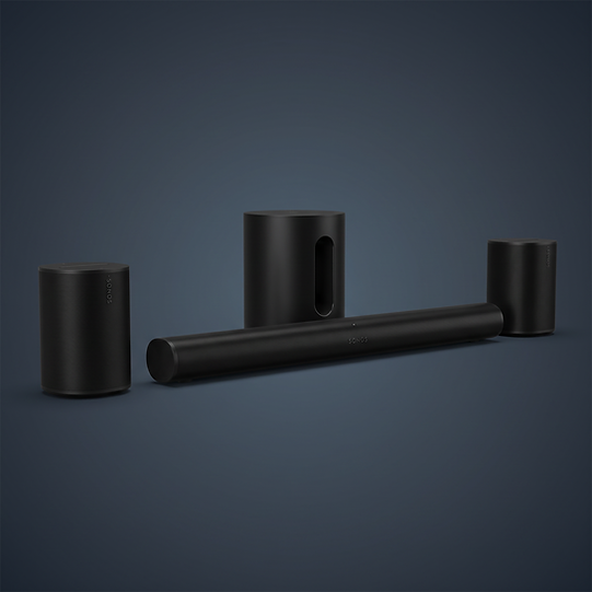Sistema Sonos para cine en casa con Arc Ultra y bocinas surround