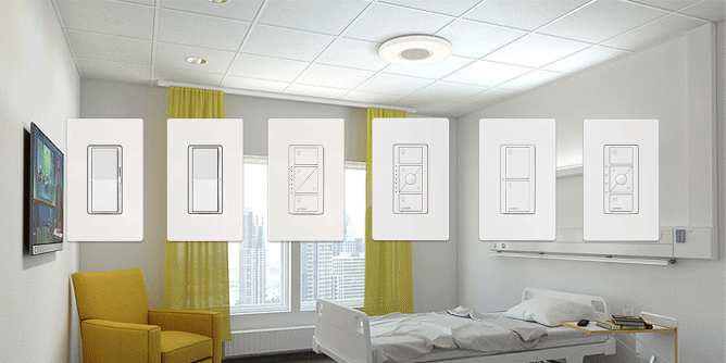 Componentes del sistema Lutron Caseta wireless, tenemos una gran variedad de estos productos, los cuales nos van ayudar a que nuestro sistema de iluminación sea mas amigable para nuestro hogar.