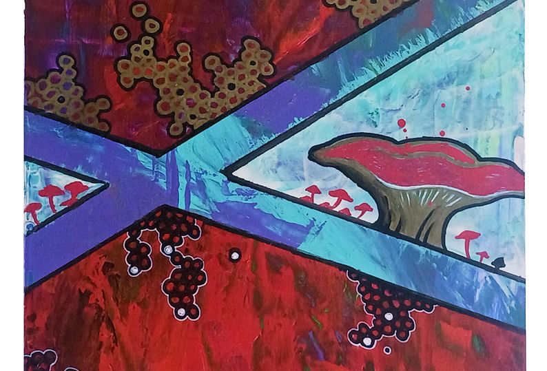 mycelium, fungus, mushroom