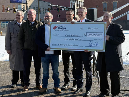 Congressman Riley Moore Visits Wheeling Gateway Site, Celebrates $2MM Trail Connector Investment