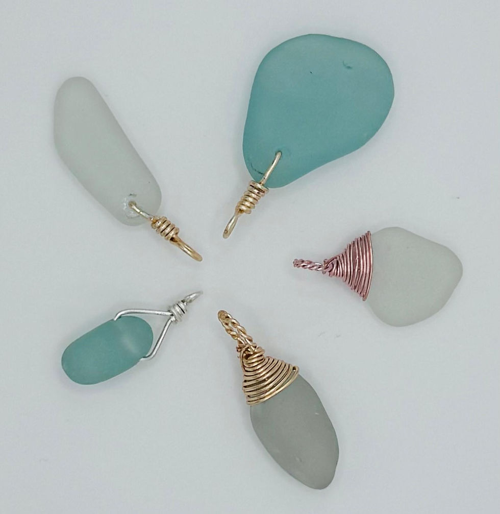 Seaglass Jewellery: Wrapped Pendant Mini Workshop at Elevate:The Space