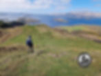 Descente par un chemin alternatif pour faire une boucle à Conic Hill