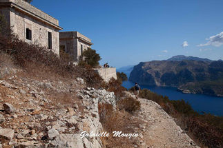 Chemin et ruines de Far Vell à Sa Dragonera