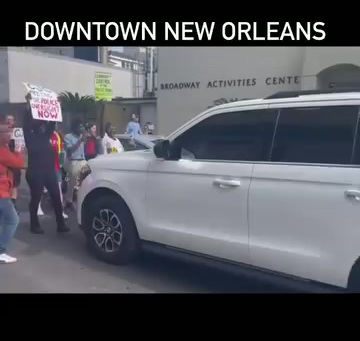 Protestas se intensifican en la ciudad de New Orleans