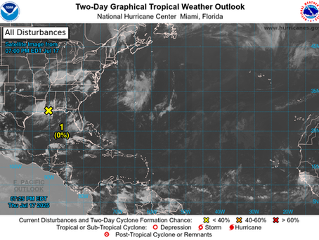 🌀 Vigilancia de inundaciones en todo el sureste de Luisiana por Invest 93-L📍 New Orleans, LA