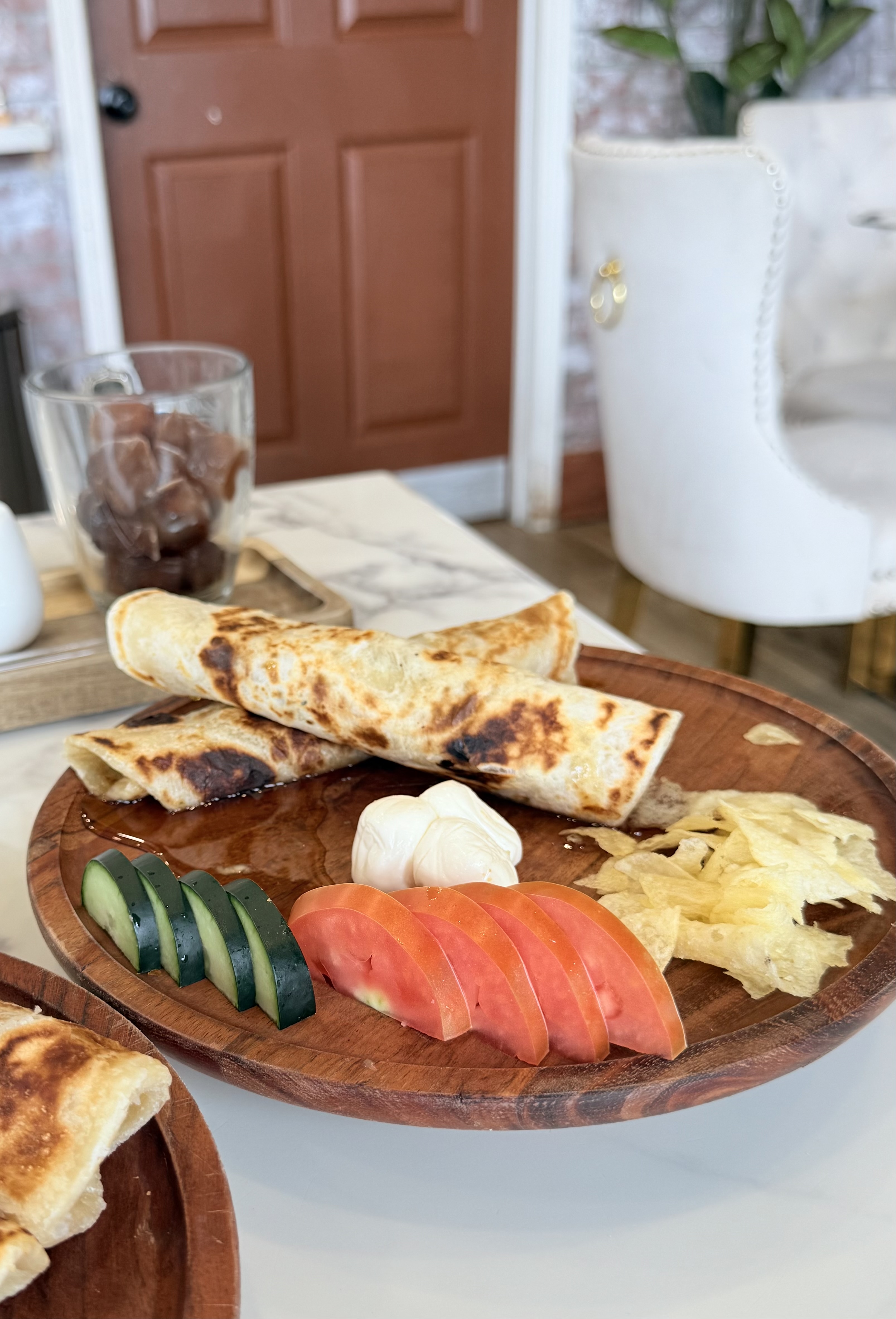 Arranged Food and Objects