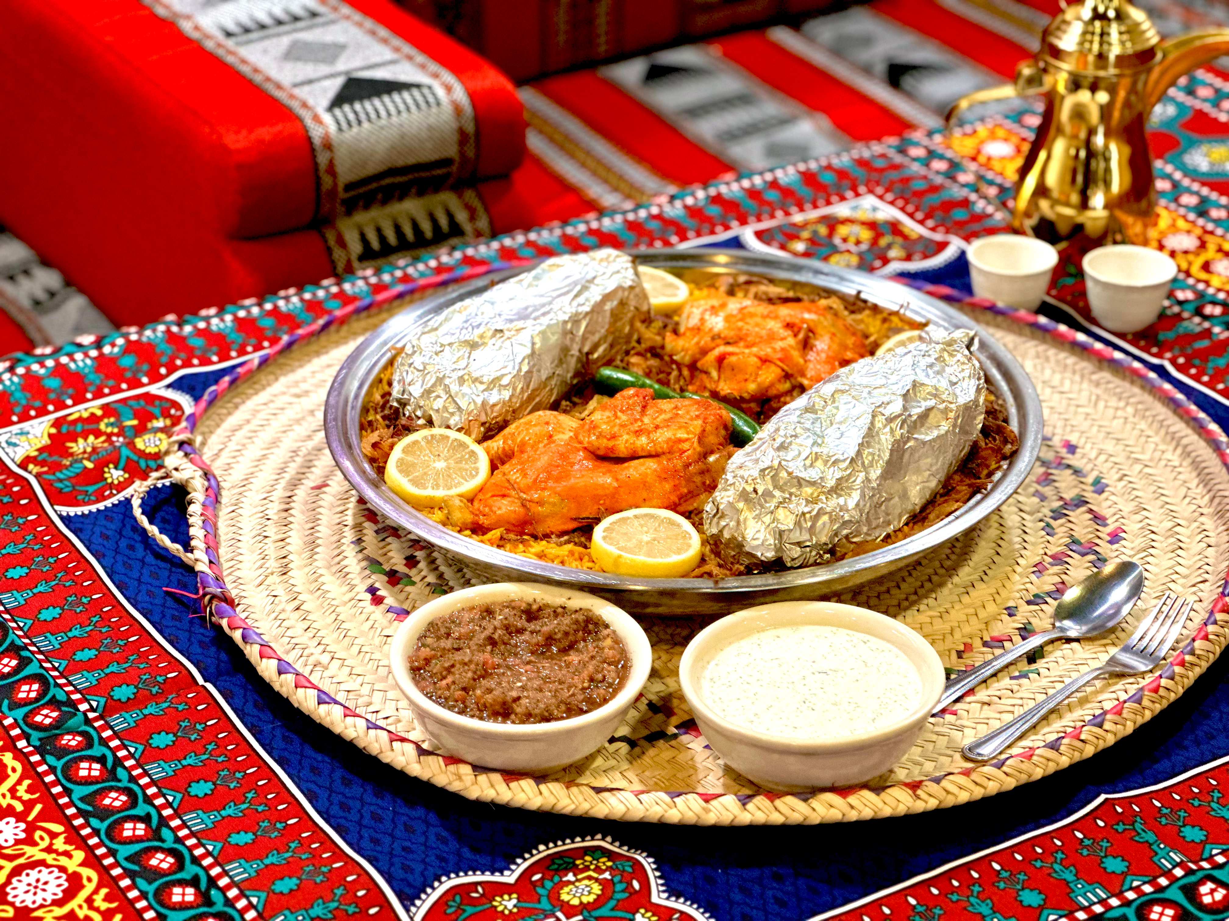 Arranged Food and Objects