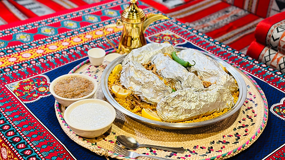 (No.4) Mixed Dishe of Lamb Haneeth | طبق مشكل من لحم حنیذ