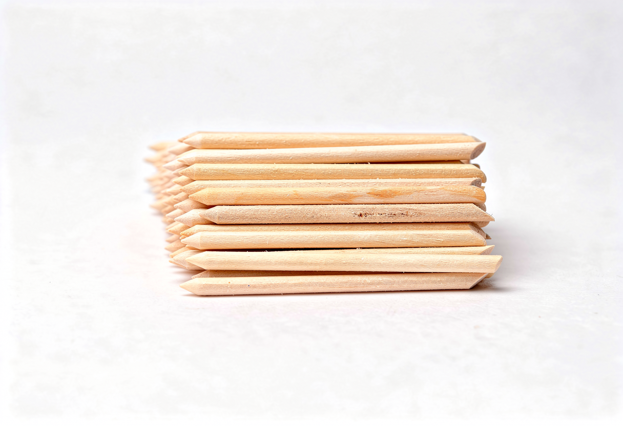 ORIAL WOODEN ORANGE STICK SIZE 11.50CM - 100PCS/PKT - REF : CB618
