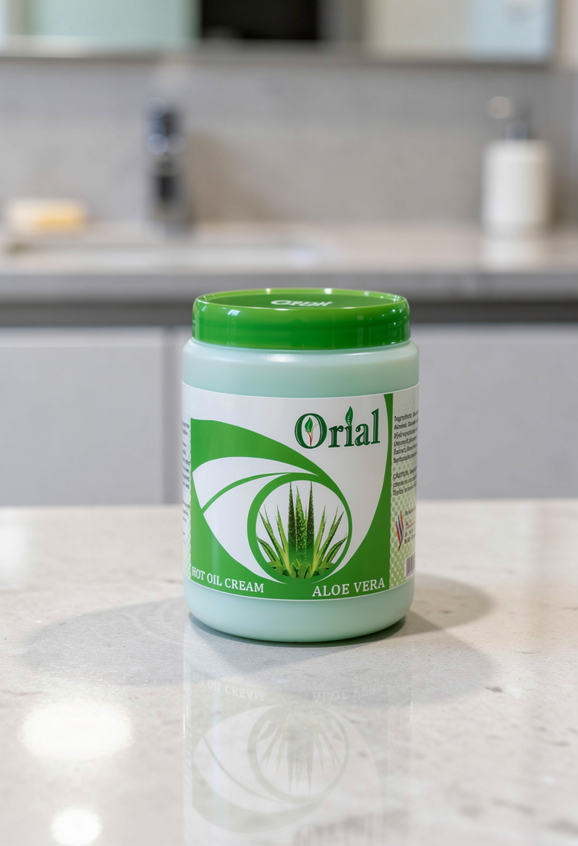 Thumbnail: ORIAL HOT OIL CREAM ALOE VERA - 1000ML - REF : CB197