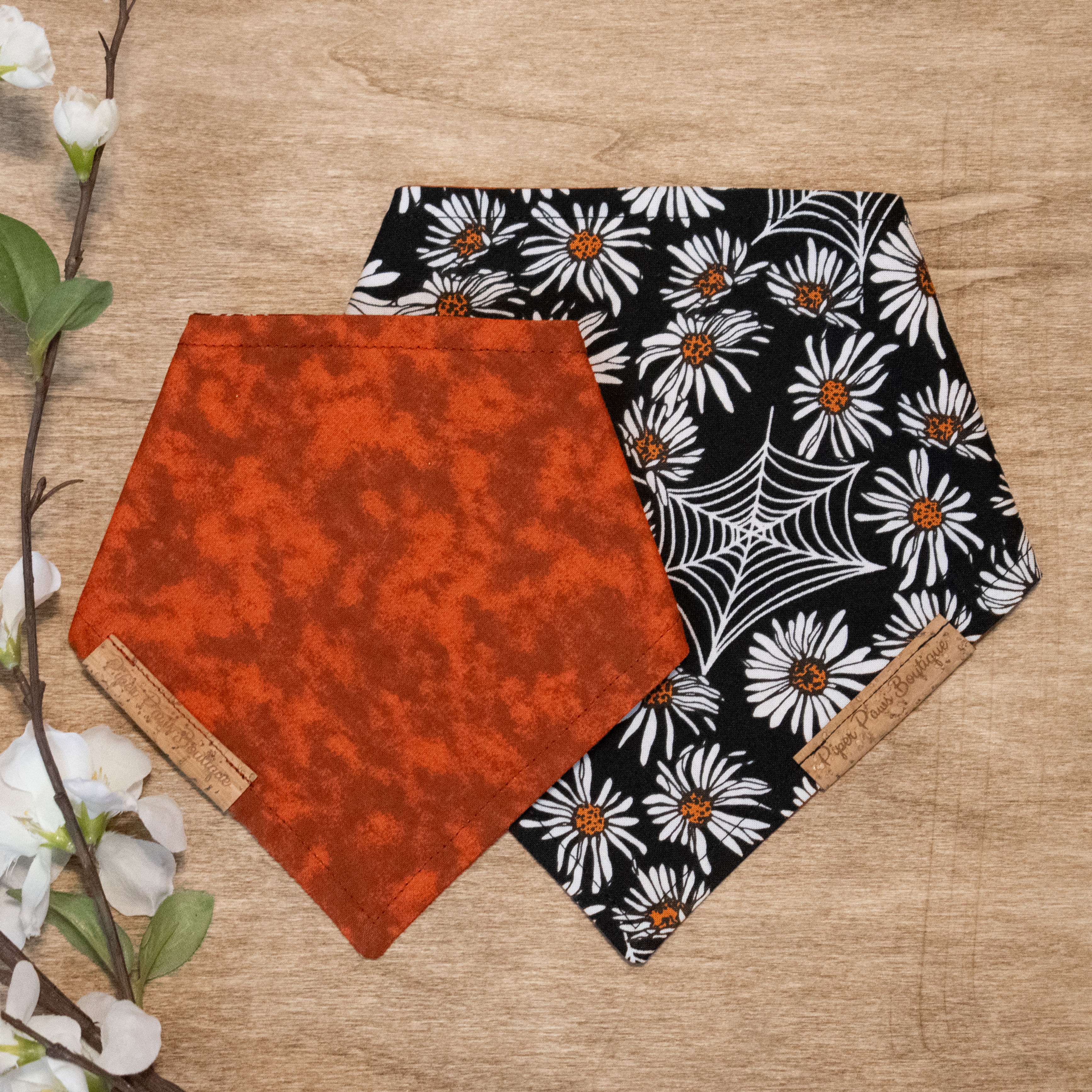 Flower Webs Reversible Bandana