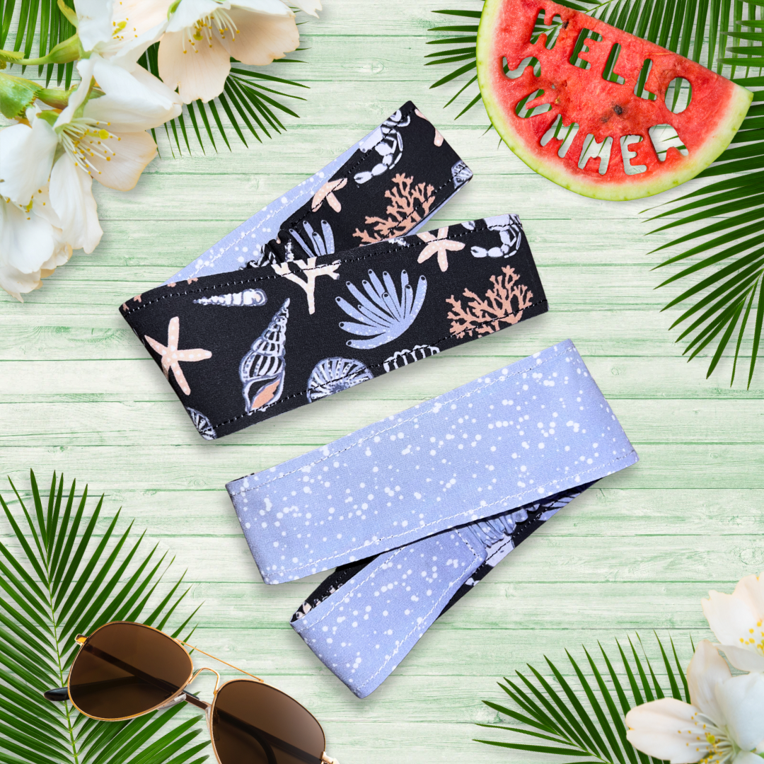 Corals and Crabs Reversible Headband