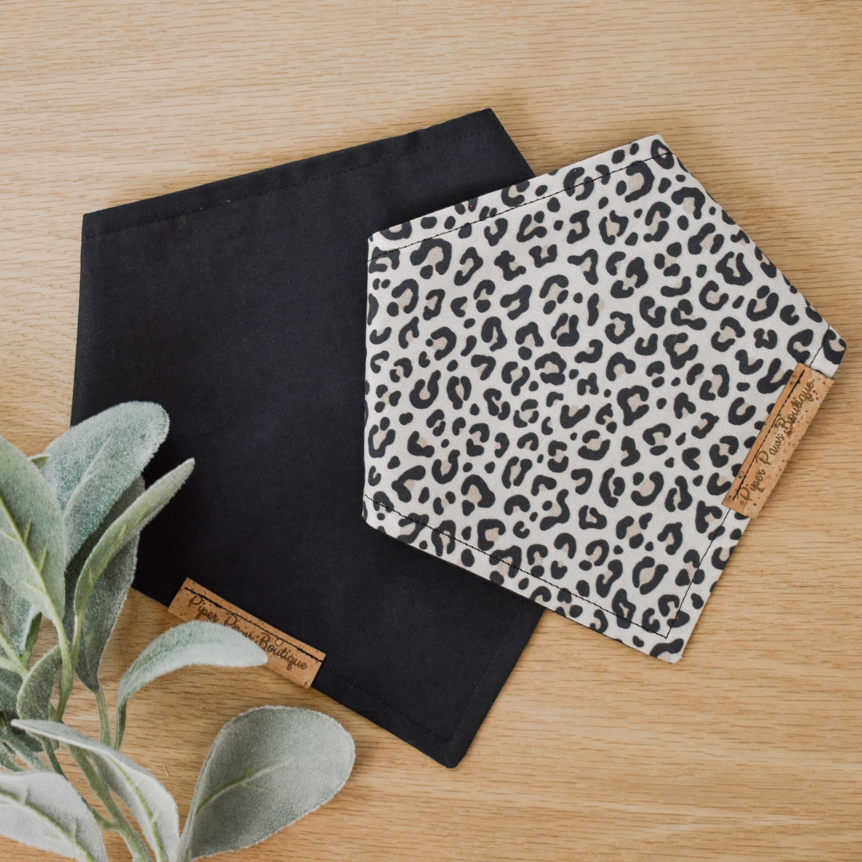 Cheetah Print Reversible Bandana