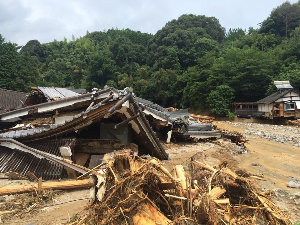 2017年九州北部豪雨の現場