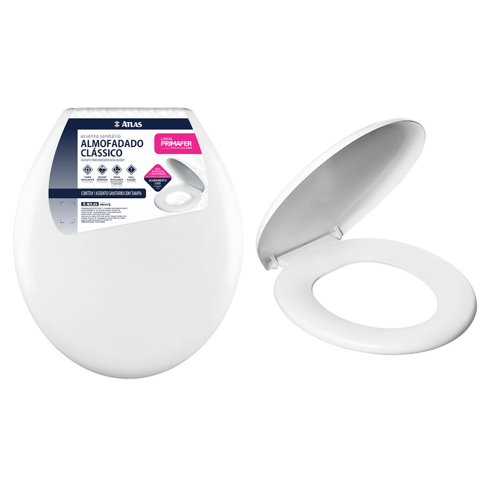 ASSENTO SANITÁRIO ALMOFADADO CLÁSSICO PR1063