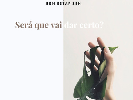 Será que vai dar certo?