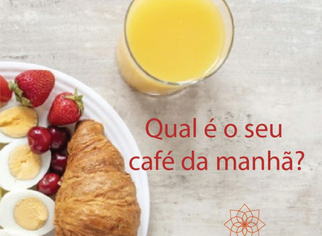 Qual é o seu café da manhã?