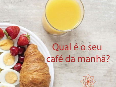 Qual é o seu café da manhã?