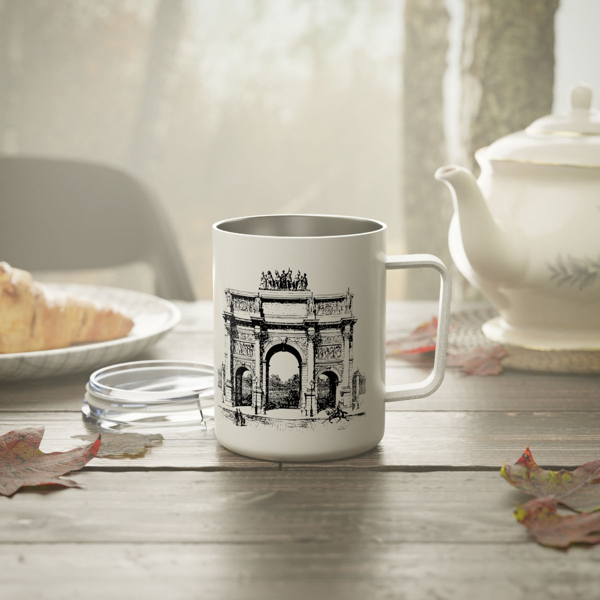 Insulated Coffee Mug, 10oz Ace - De - Triomphe