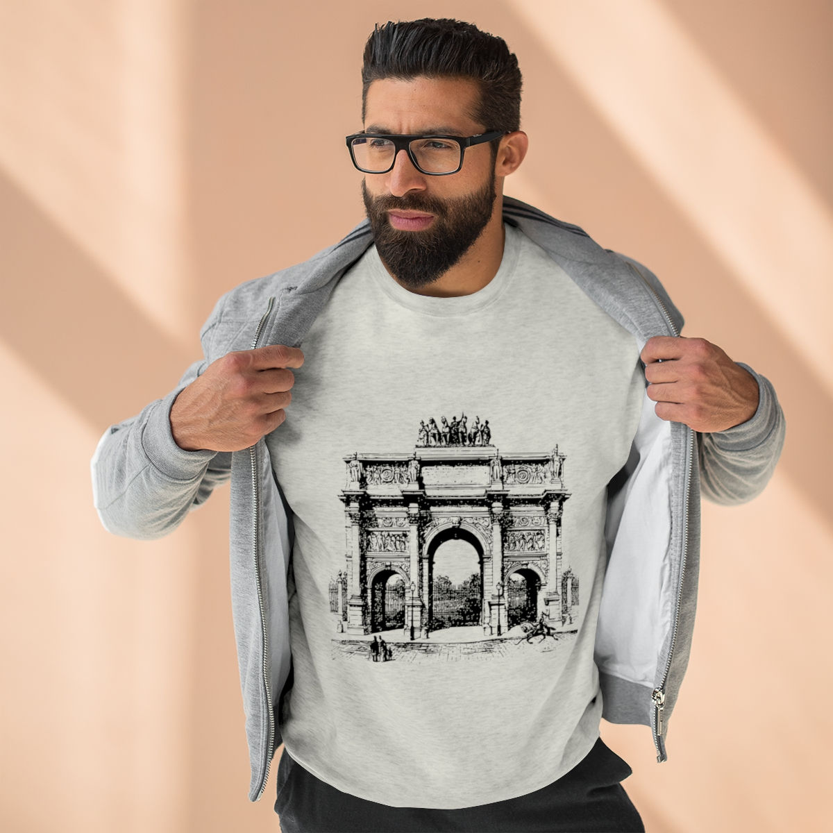 Unisex Premium Crewneck Sweatshirt Ace - De - Triomphe