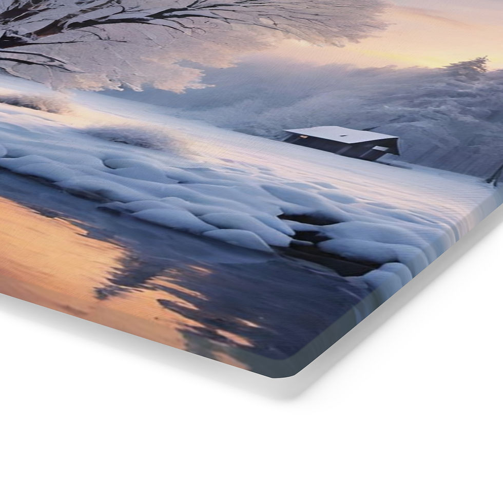 Thumbnail: Winter Cabin Cutting Board