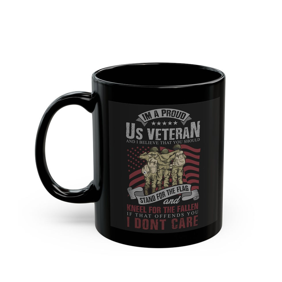 Thumbnail: 11oz Black Mug Solid Soldier