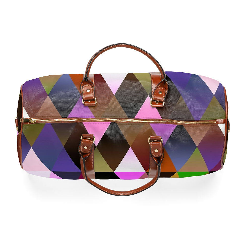 Thumbnail: Waterproof Colorful Diamonds Bag 