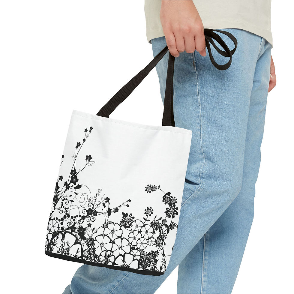 Thumbnail: Tote Bag Fancy field of flowers