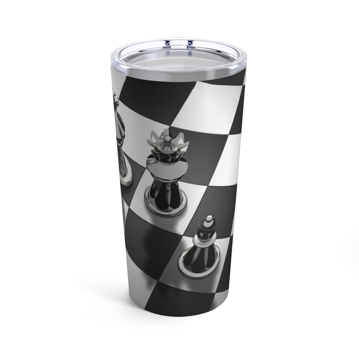 Stainless Steel Travel Mug, 20oz Chess #2