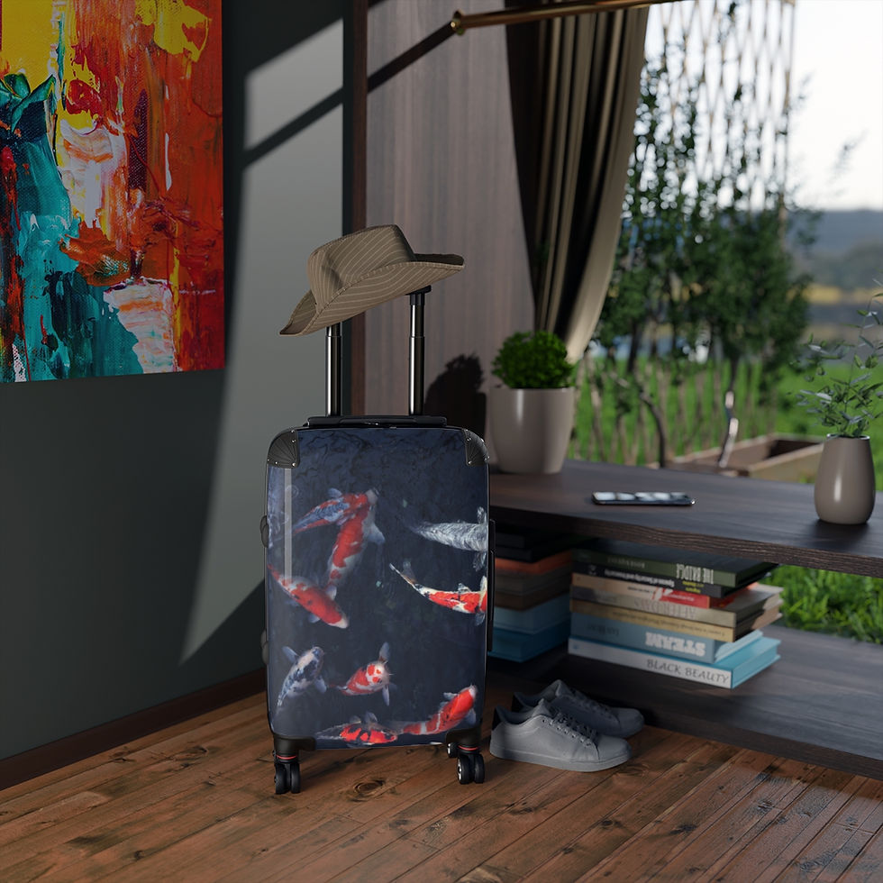 Thumbnail: Suitcase Koi in Pond Luggage