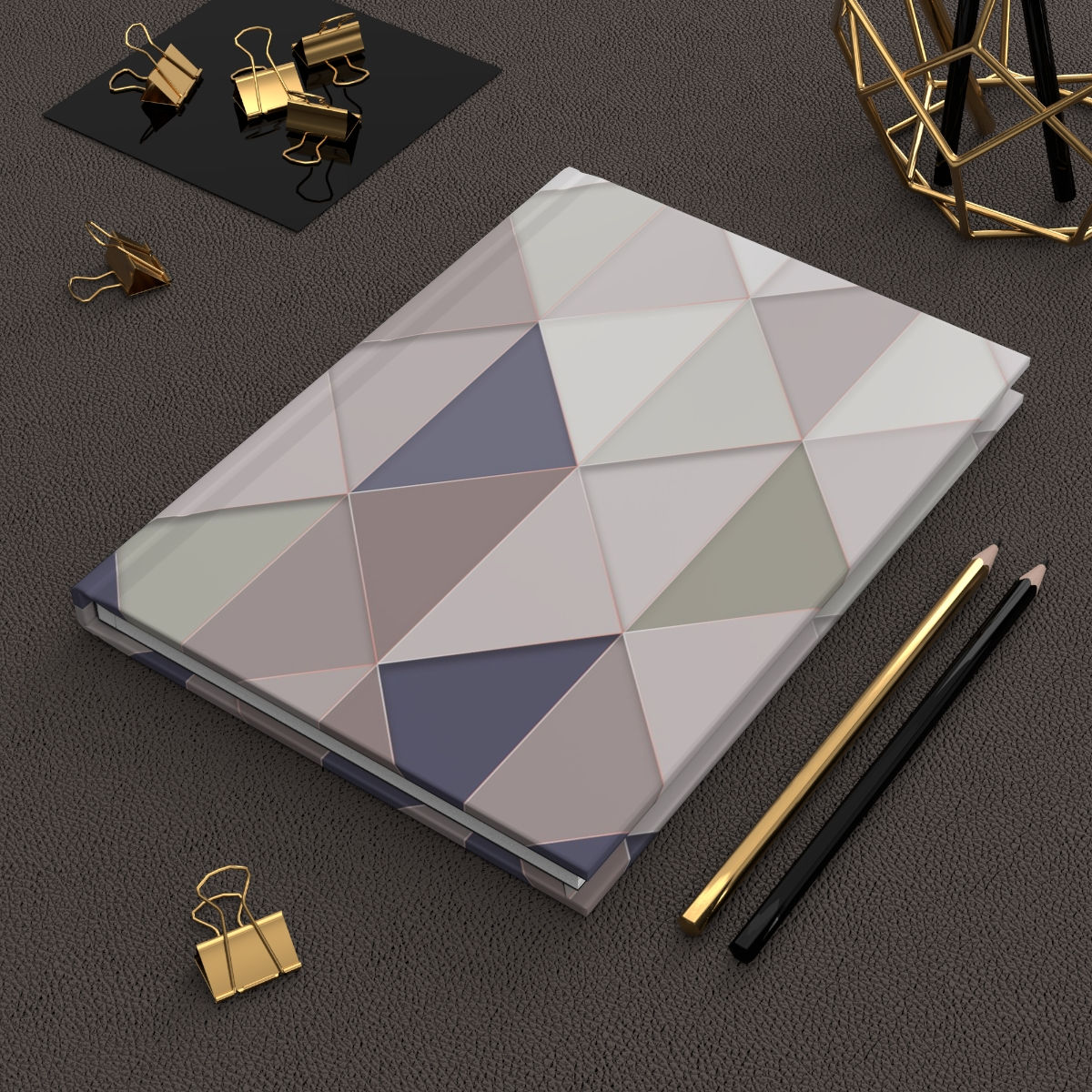 Hardcover Journal Matte Diamond Square