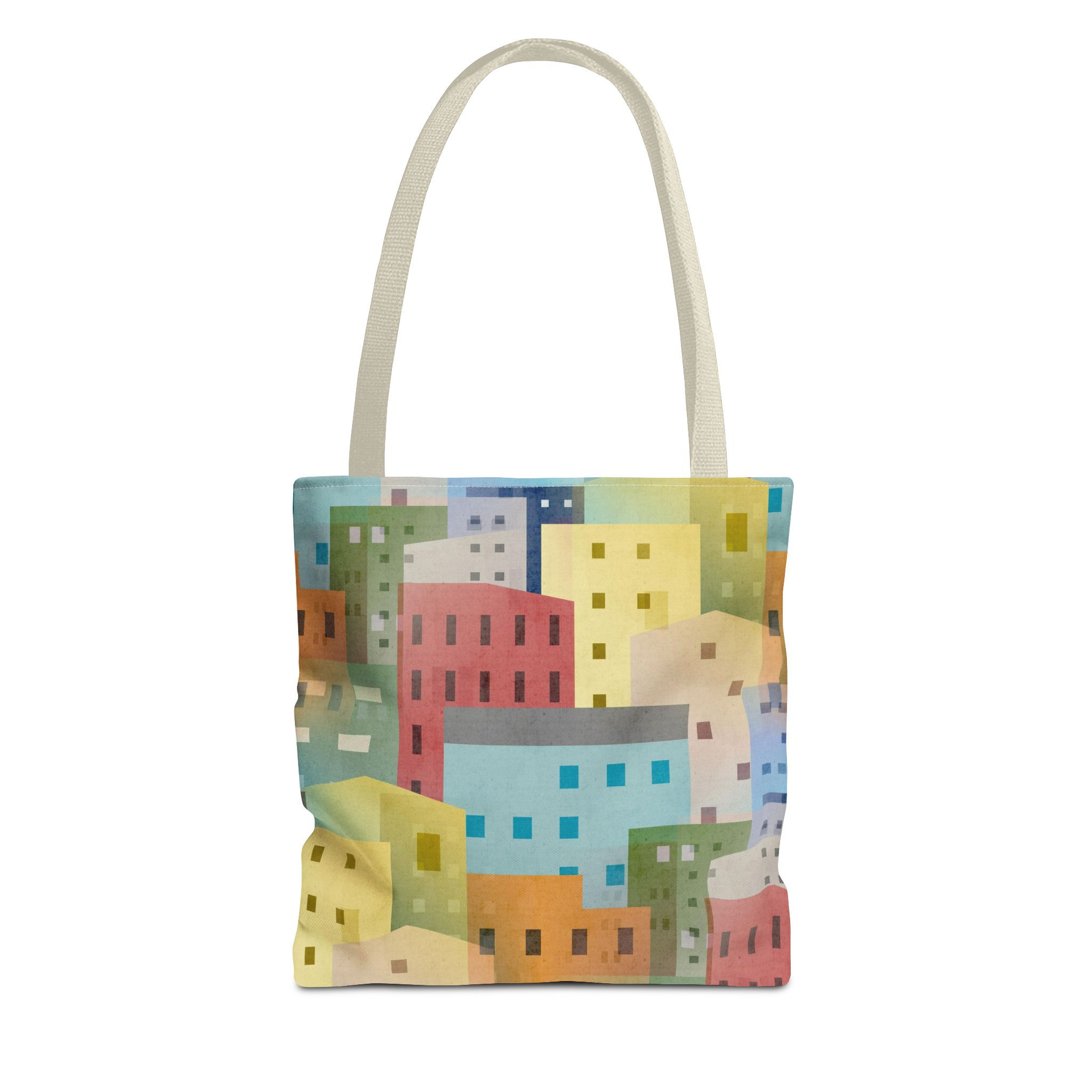 Colorful Cityscape Tote Bag - Perfect for Everyday Use & Gifting