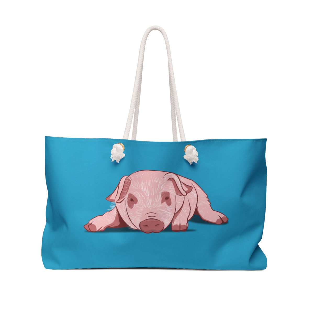 Weekender Bag Piglet in Turquoise