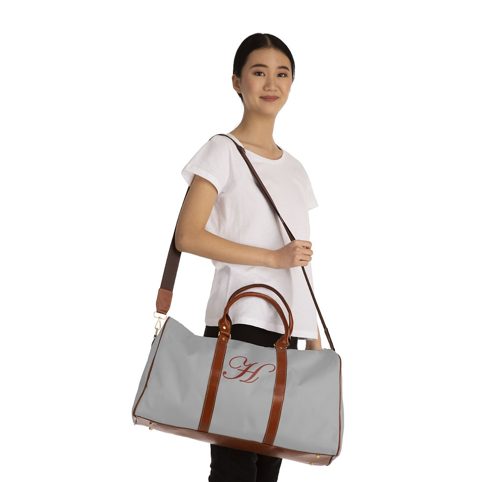 Thumbnail: Waterproof H Initial Bag in Light Grey