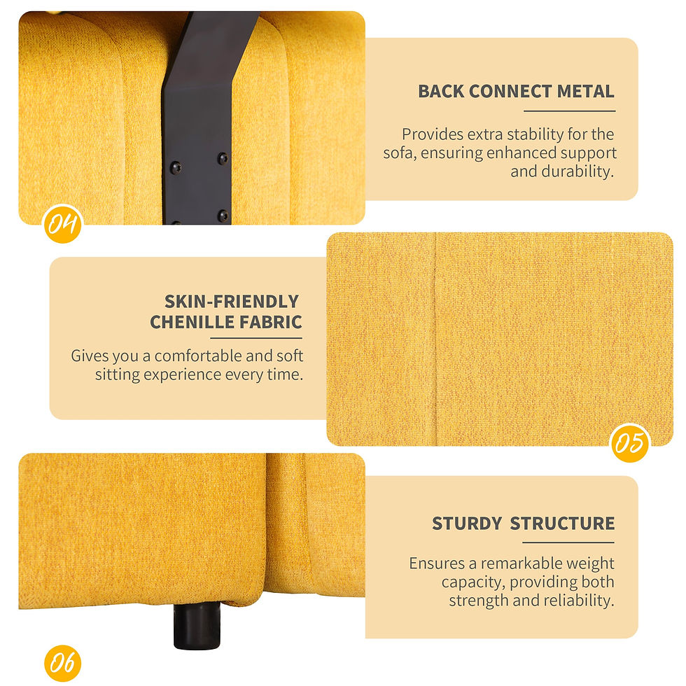 Thumbnail: 💛✨ Sunset Lounge™ L-Shape Sectional