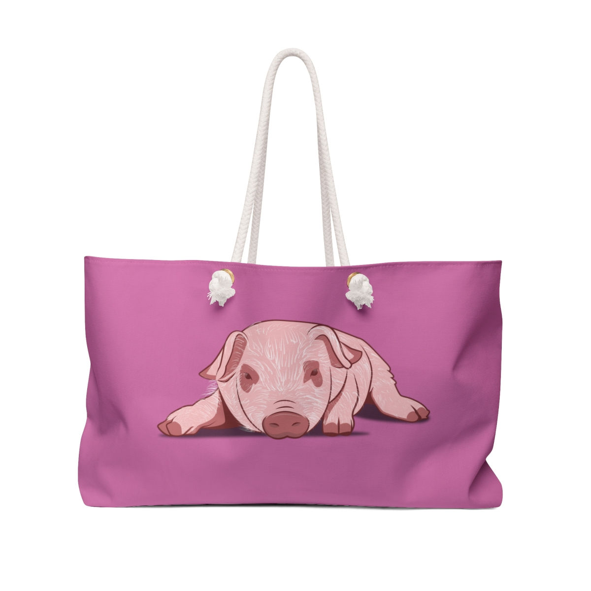 Weekender Bag Piglet in Light Pink