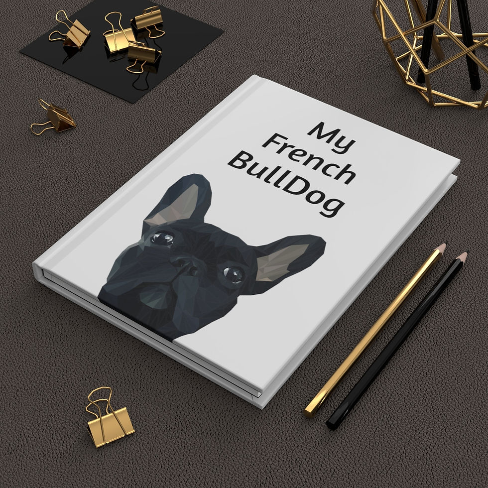 Thumbnail: Hardcover Journal Matte My French Bulldog