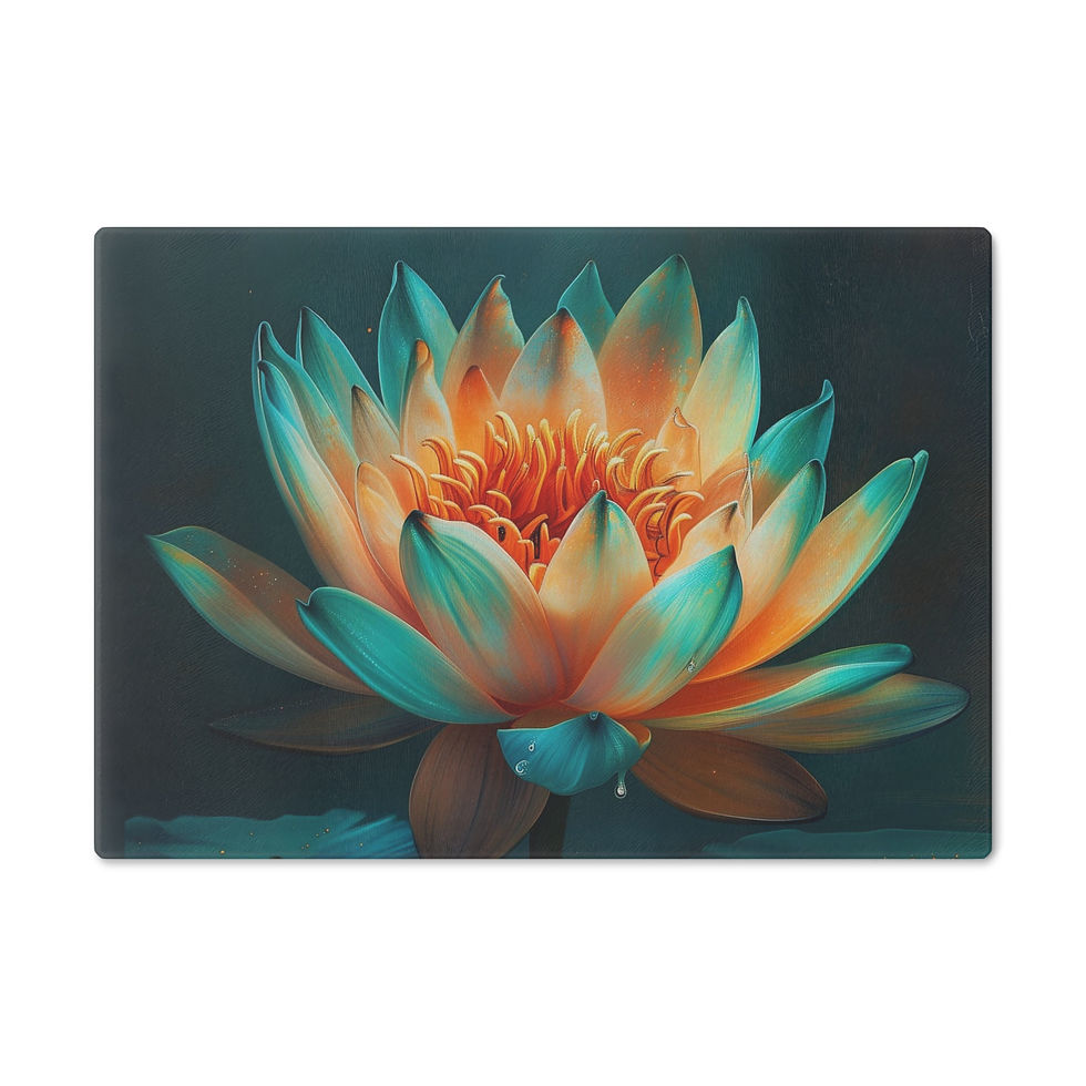 Thumbnail: Cutting Board Water Lilly #2 