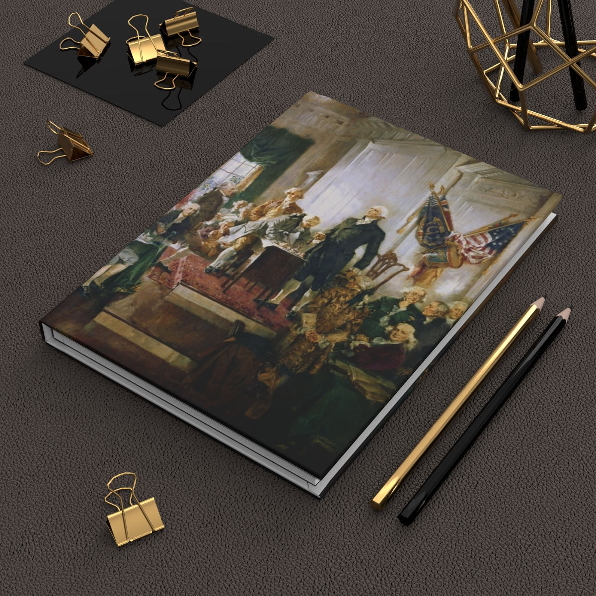 Hardcover Journal Matte America Constitution