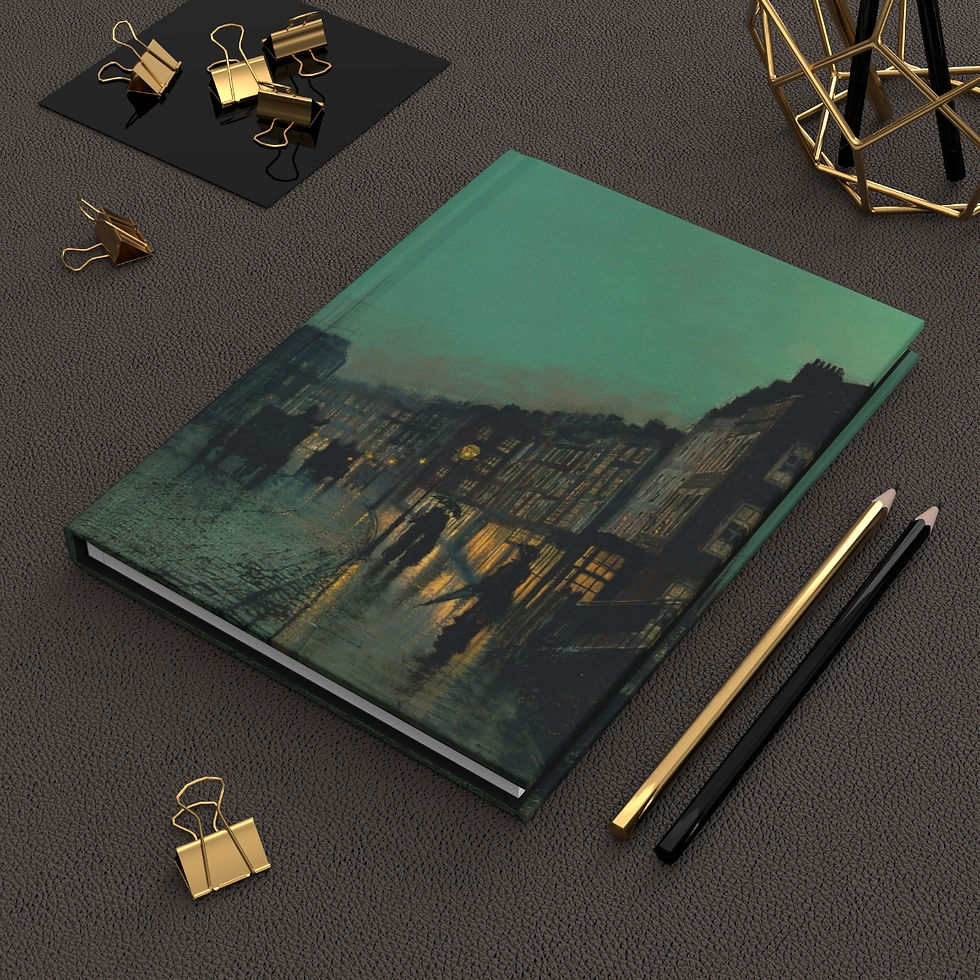 Thumbnail: Hardcover Journal Matte Town Shipping Dock