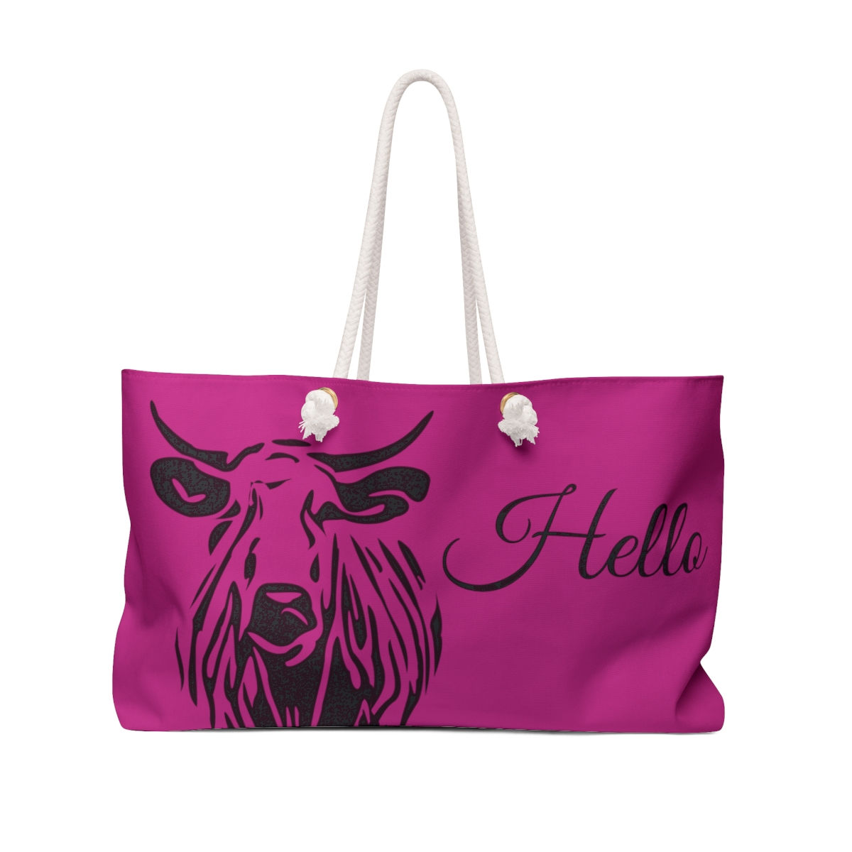 Weekender Bag No Bull in Pink