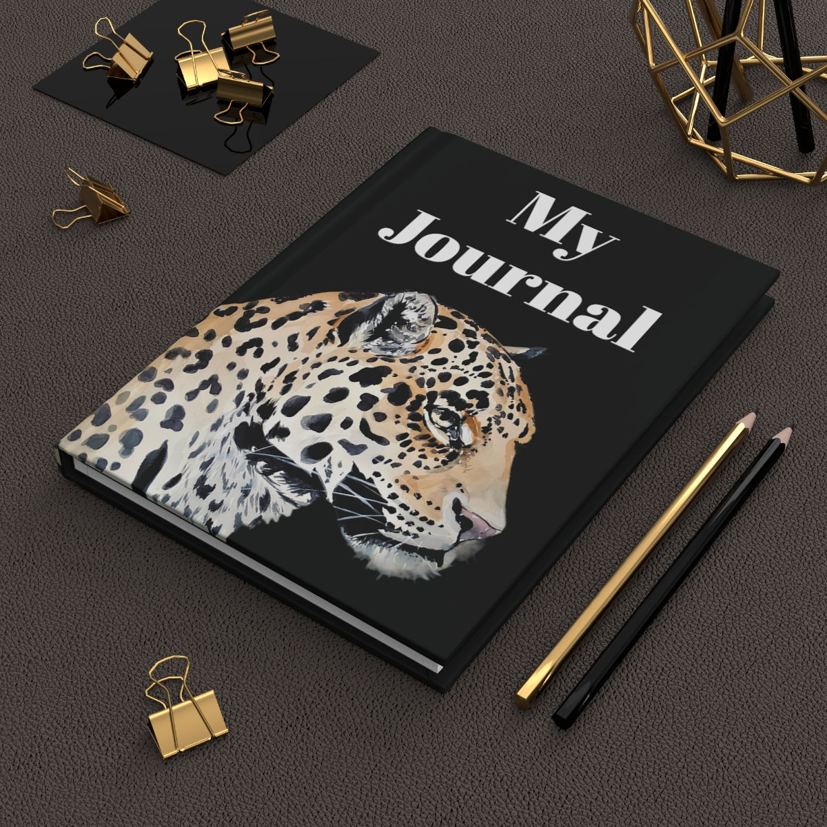 Hardcover Journal Matte Leopard